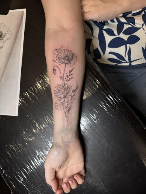 FineLine voorbeeld 8 tattoo