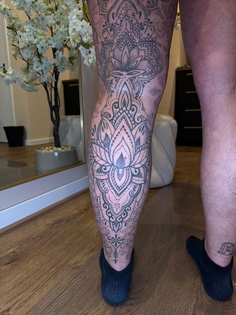 Ornamental voorbeeld 4 tattoo