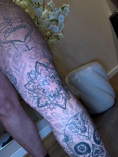 Ornamental voorbeeld 5 tattoo